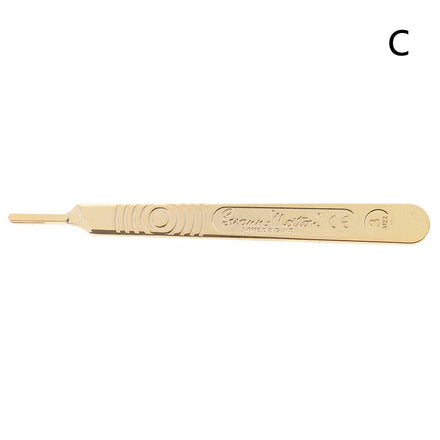 Scalpel Handle Fits Blade Stainless Steel Surgical Hilt / Plastic Surgical Hilt Engraving Hand Tools Surgical Blade