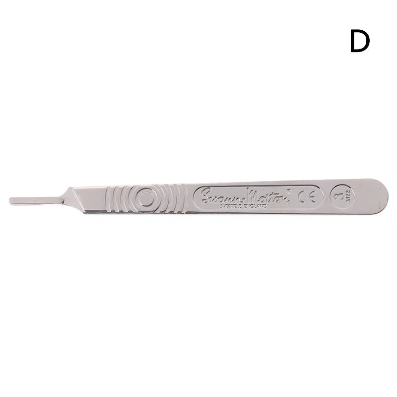 Scalpel Handle Fits Blade Stainless Steel Surgical Hilt / Plastic Surgical Hilt Engraving Hand Tools Surgical Blade
