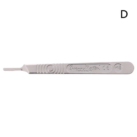 Scalpel Handle Fits Blade Stainless Steel Surgical Hilt / Plastic Surgical Hilt Engraving Hand Tools Surgical Blade