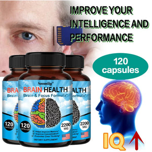 Soomiig Brain Supplement – Boosts Brain Function, Immunity, Helps Improve Memory, Intelligence and Concentration.