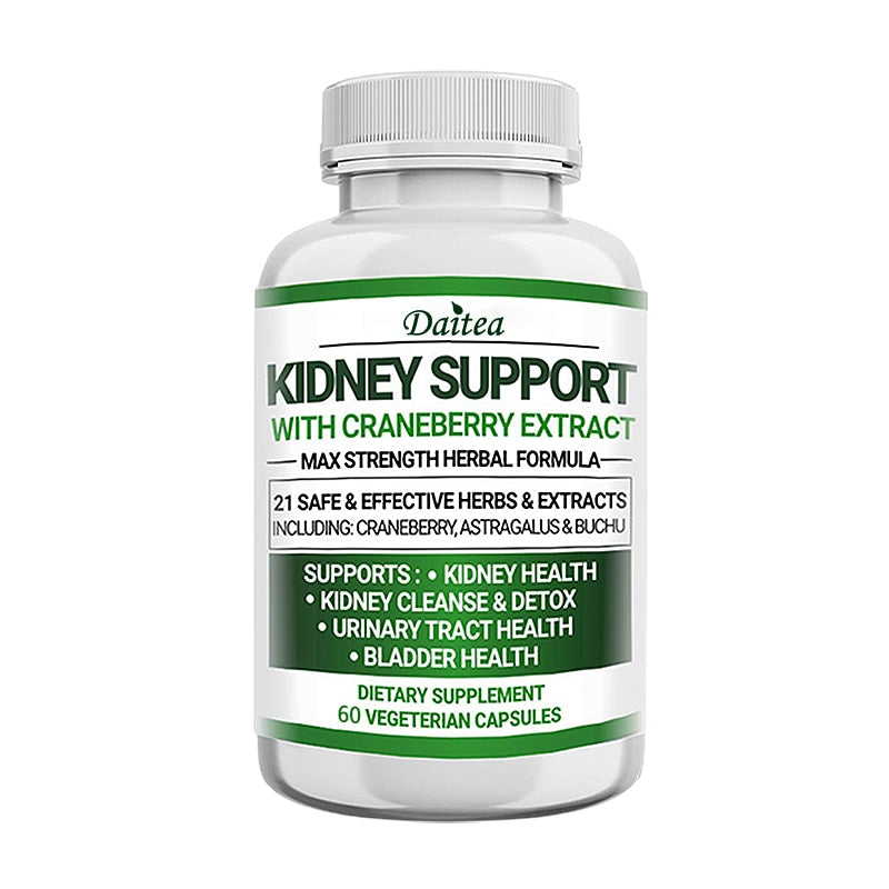 Kidney Support Supplement Helps Kidney Cleanse & Detoxify, Optimize Kidney Function, Relieve Adrenal Fatigue & Inflammation