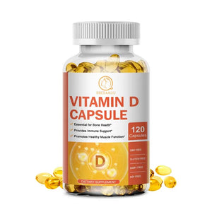 BBEEAAUU Calcium Absorption Vitamin D Capsule Bone Health Supplement Immune Teeth and Joints Health Regulating Physical Health