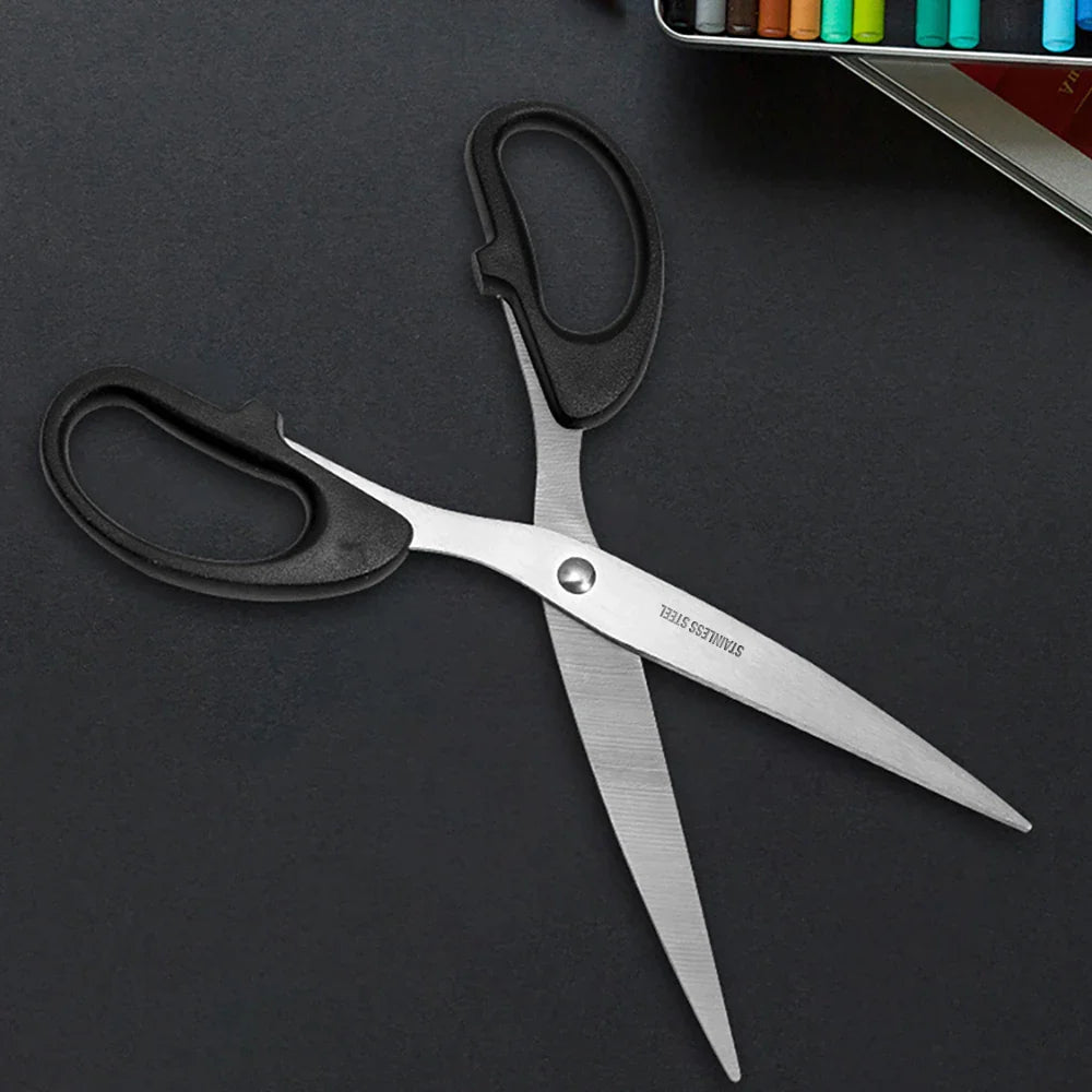 Scissors, Stainless Steel Blades, Soft Grip Handle, Suitable for Households,Offices and Schools, All Purpose