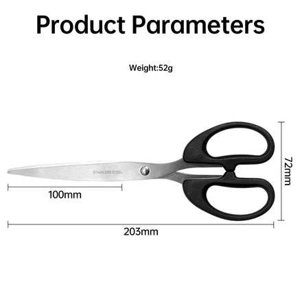Scissors, Stainless Steel Blades, Soft Grip Handle, Suitable for Households,Offices and Schools, All Purpose