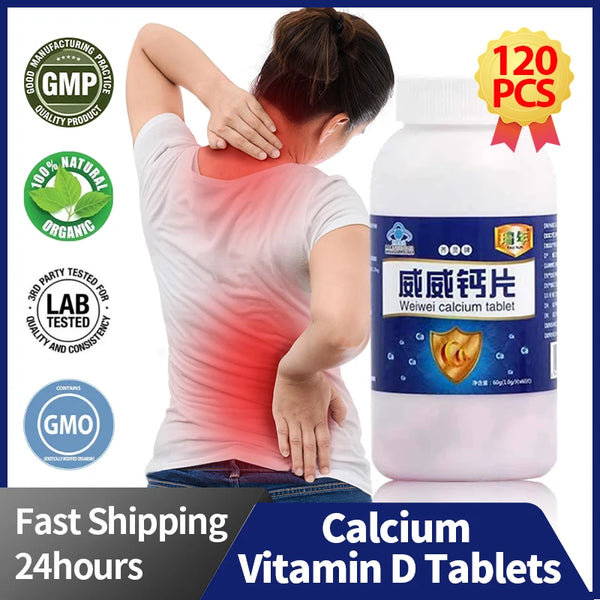 Joint Pain Arthritis Health Food Bone Mineral Density Supplements Calcium Vitamin D Tablets 60Tablets/Bottle in Pakistan in Pakistan