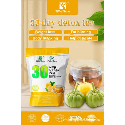 Peach Slim Tea with Lemon Grass - 90g | 28-Day Weight Loss Detox | Natural Fat Burn Support