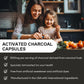 Balincer  Activated Charcoal Capsules - 1,200 Mg To Help Relieve Gas, Bloating and Naturally Detoxify