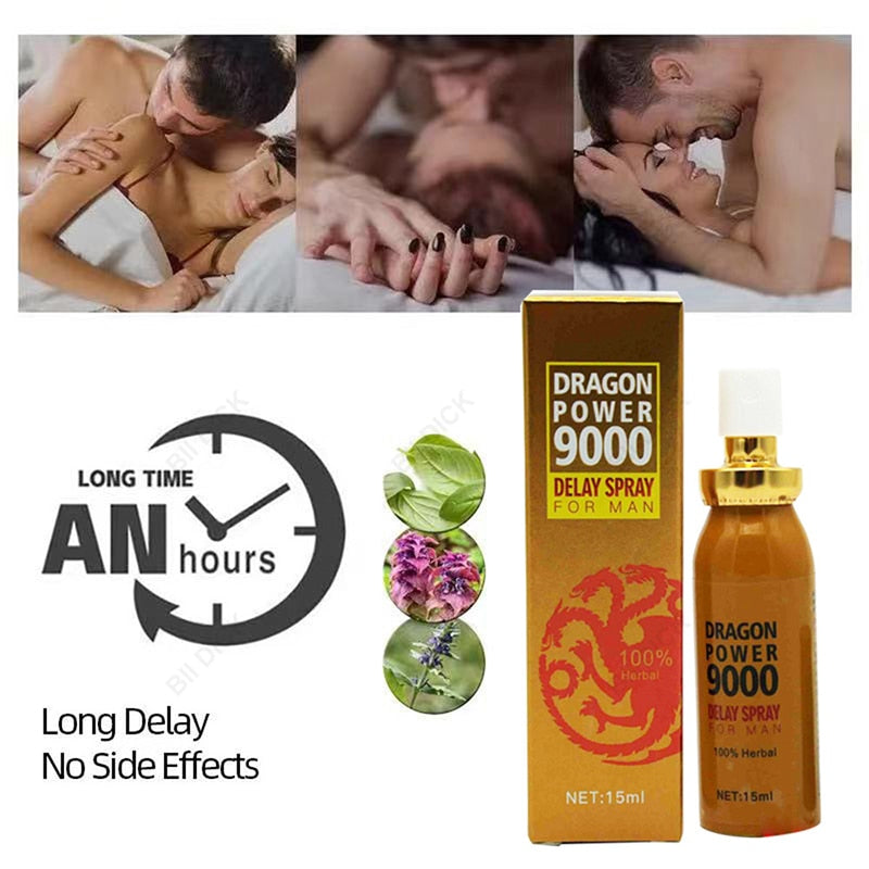 Delay Spray for Men To Extend Sex Time Anti Premature Ejaculation Fast Erection Long Lasting 60miuntes Climax Flirt Products