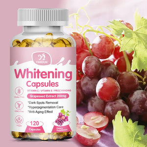 Collagen Capsules Support Skin Whitening Anti-Aging Dull Vitamin C Face Body Reducing Melanin Supplements For Women in Pakistan