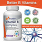 Vitamin B Complex Capsules - Helps with Healthy Energy Metabolism, Boosts Immunity, and Supports A Healthy Nervous System
