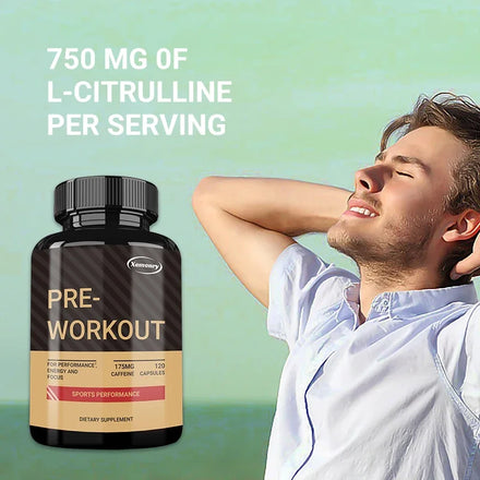 Pre-Workout Supplement - Improve Muscle Strength, Boost Energy Levels and Focus, and Maintain Athletic Performance