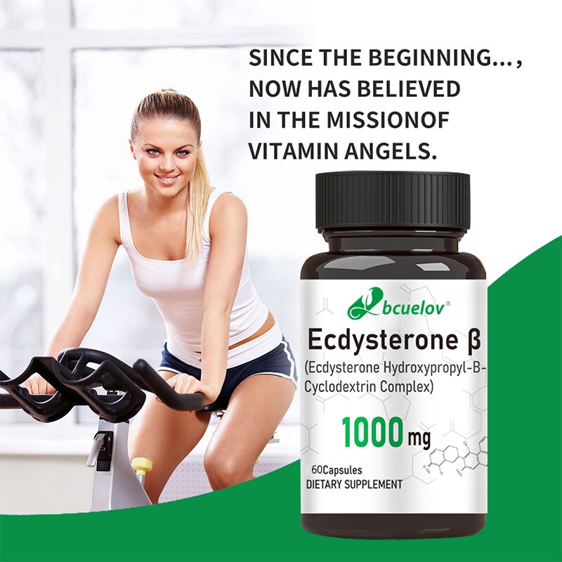 Ecdysterone Capsules - Helps Build Muscle, Burn Fat & Enhance Men's Health Supports Metabolism, Improves Endurance