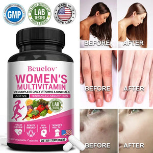Women's multivitamin supplement with biotin to support joints, hair, skin, nails and overall health in Pakistan