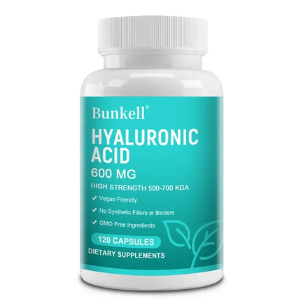Bunkell Hyaluronic Acid Capsules for Healthy Hair, Skin, Nails and Joints for Men and Women, Vegetarian Friendly