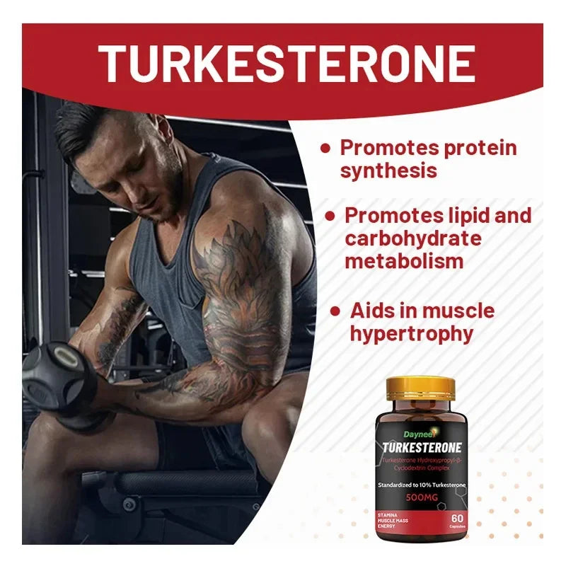 Turkesterone Capsule Mass Gainer Stamina Muscle Masse Nergy Fat Increasing Tablets Man Fat Growth Weight Gain for Men's Health