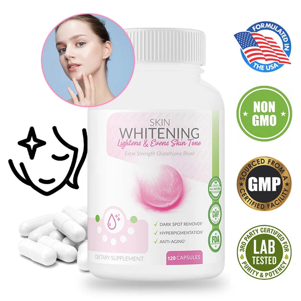 Glutathione Whitening Supplement - Beautiful Skin, Stay Young, Smooth, Antioxidant, Promote Collagen and Albumin Regeneration in Pakistan in Pakistan