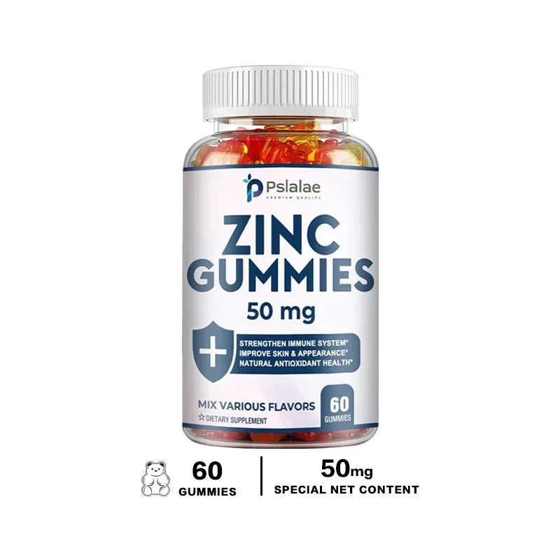 Zinc Gummies - Supports Healthy Skin and Immune System, Boosts Vitality