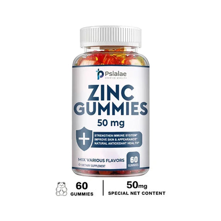 Zinc Gummies - Supports Healthy Skin and Immune System, Boosts Vitality