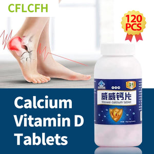 Joint Pain Arthritis Supplements Bone Mineral Density Health Food Calcium Vitamin D Tablets 60Tablets/Bottle in Pakistan