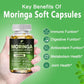 Pure Organic Moringa Oil Leaf Powder Capsules 1000mg, Immune System&Energy Booster - Vegetarian Supplements for Healthy Capsules