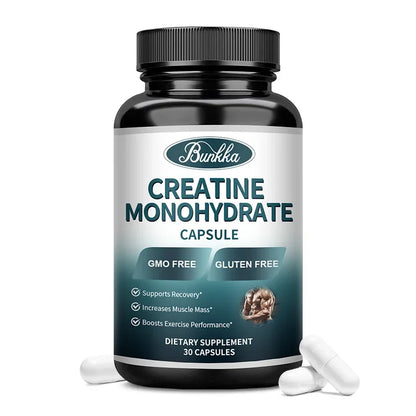 Original Creatine Monohydrate Supplement Whey Growth Capsule for Muscle Mass Man Muscle Mass Synthesis Building Proteins for Gym