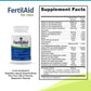 Men's prenatal male fertility supplements | Fertility support includes 60 capsules of L-carnitine, zinc, and folate
