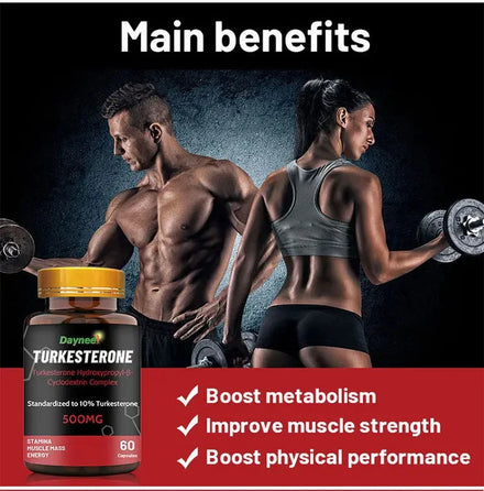 Turkesterone Capsule Mass Gainer Stamina Muscle Masse Nergy Fat Increasing Tablets Man Fat Growth Weight Gain for Men's Health