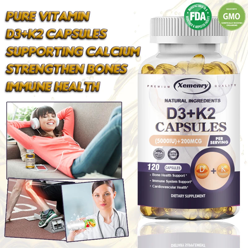 Vitamin D3 K2 - 120 Capsules, D3 K2 Multivita in Pakistan