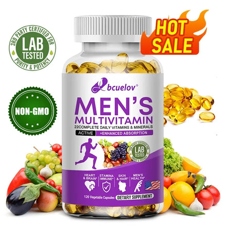 Men's Multivitamin & Mineral Supplement - Promotes Energy, Muscle Mass, Immune System, Antioxidant & Nutritional Supplement in Pakistan