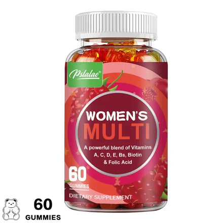 Women's Multi Vitamin Complex Gummies - Multivitamin and Multimineral - for Skin Hair Health Energy Immune Support