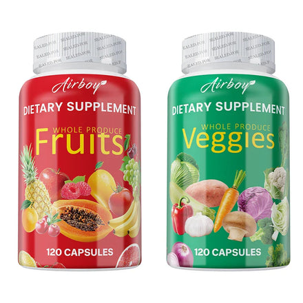 Balance of Nature Fruits and Veggies - Whole Food Supplement with Superfood Fruits and Vegetables for Women and Men