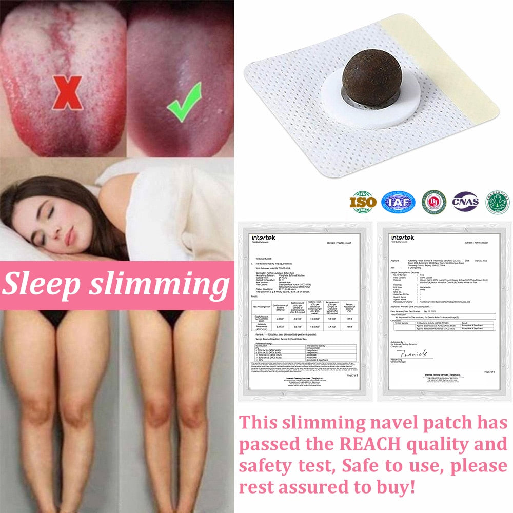 30pcs/Box New Fat Burning Patch Belly Stickers Chinese Medicine Slimming Products Body Belly Detox Lose Weight Navel Slim Patch