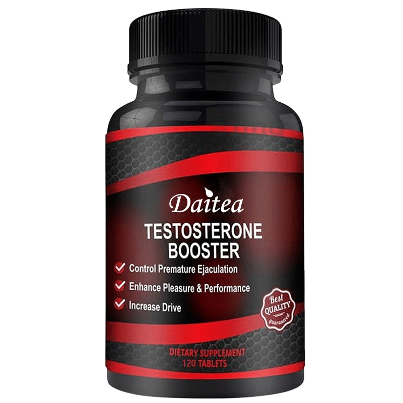 Daitea Testosterone Booster for Men - Testosterone Supplements for Health, Energy & Endurance, Muscle Mass