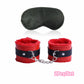 Exotic Sexy Accessories Kit of Sex Eye Mask Bdsm Bondage Games Toys with Handcuffs for Couples Adults Sex Blindfold Flirting