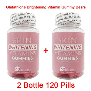 1 bottle Glutathione gum brightening gum skin whitening vitamin Jumei gummy bear health food anti-aging dietary supplement in Pakistan