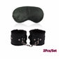 Exotic Sexy Accessories Kit of Sex Eye Mask Bdsm Bondage Games Toys with Handcuffs for Couples Adults Sex Blindfold Flirting