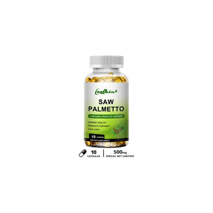 Prostate Health Supplement, Natural Saw Palmetto Extract, Supports Prostate and Hair Growth Capsules for Men and Women