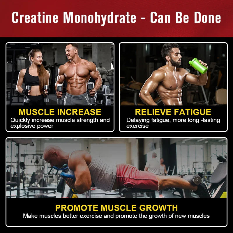 GPGP Greenpeople Creatine Monohydrate Capsule Build abdominal Muscle & Athletic endurance Muscle Whey protein for Gym