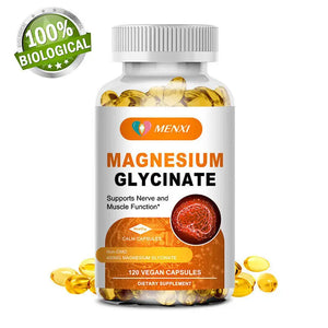 Magnesium Glycinate Caps 400mg Mineral Supplement For Women & Mens Sleep Support in Pakistan