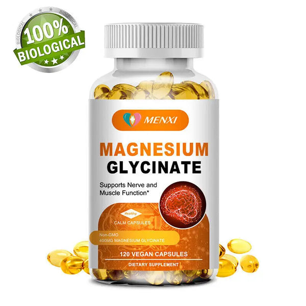 Magnesium Glycinate Caps 400mg Mineral Supplement For Women & Mens Sleep Support in Pakistan in Pakistan