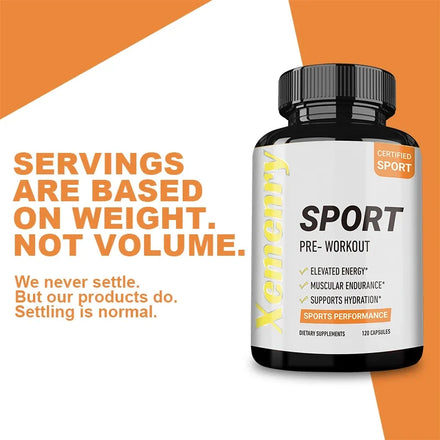 Sport Pre Workout Supplement - Muscle Building and Growth, Supporting Athletic Energy and Strength