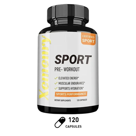 Sport Pre Workout Supplement - Muscle Building and Growth, Supporting Athletic Energy and Strength