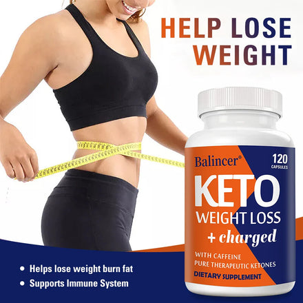 Keto Diet Capsules - Fat Burning, Appetite Suppressant, Detoxification, Antioxidant, Thin Belly Weight Loss Dietary Supplement