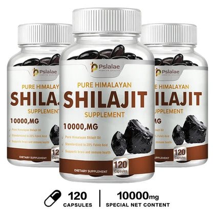 Shilajit Supplements - Enhance Nutrient Absorption and Promote Detoxification, Relieve Stress