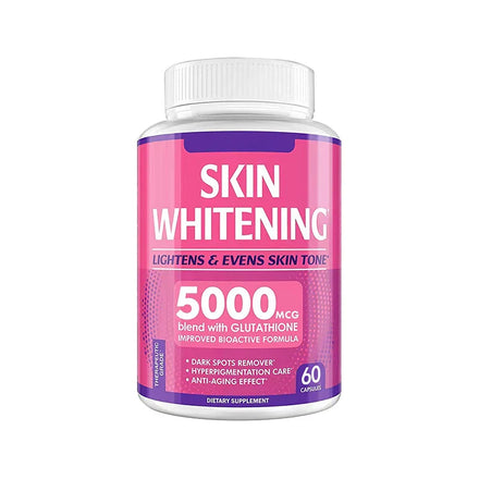 Skin Whitening Capsules - Glutathione, Helps with Dark Spots and Pigmentation, Has Anti-aging and Antioxidant Properties