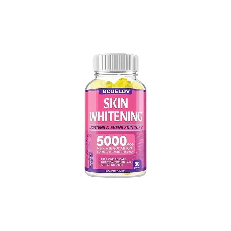 Skin Whitening Supplement - Glutathione Capsules - Detox, Immunity, Anti-Aging Antioxidants - Women's Skin Health, Non-GMO
