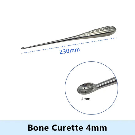 Stainless Steel Bone Curette Orthopedics Surgical Instruments