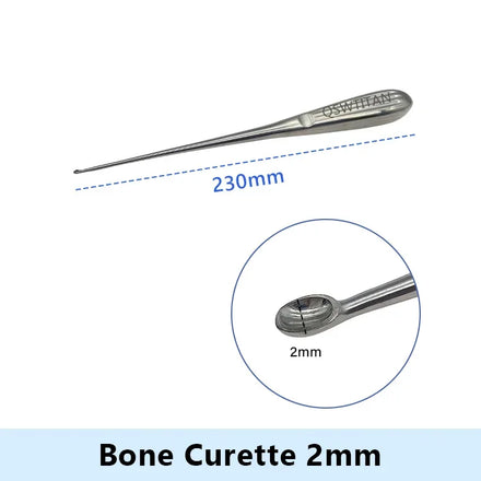 Stainless Steel Bone Curette Orthopedics Surgical Instruments