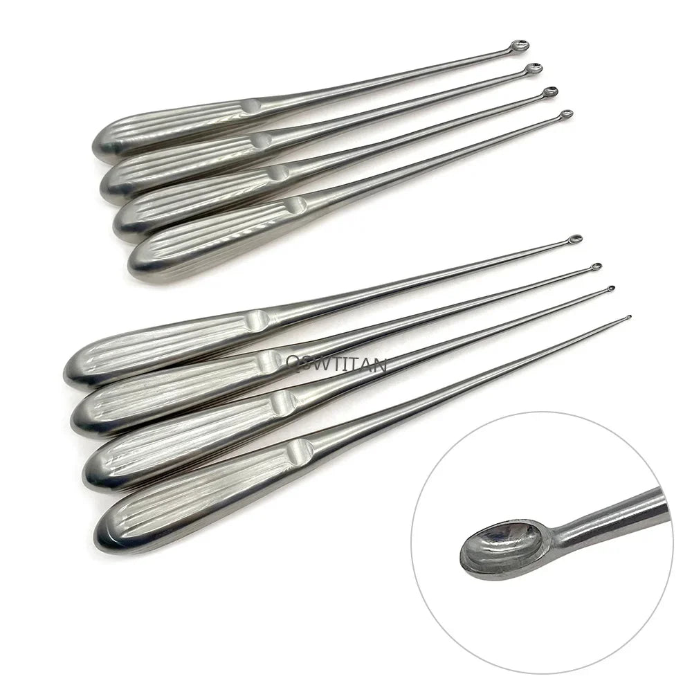 Stainless Steel Bone Curette Orthopedics Surgical Instruments