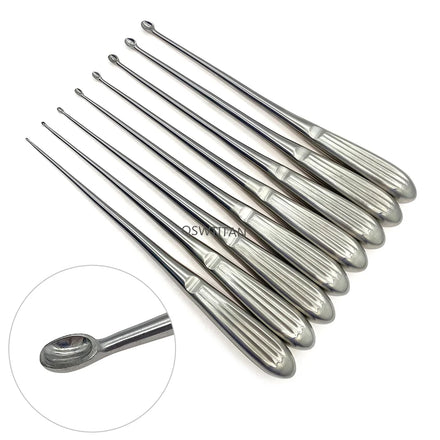 Stainless Steel Bone Curette Orthopedics Surgical Instruments